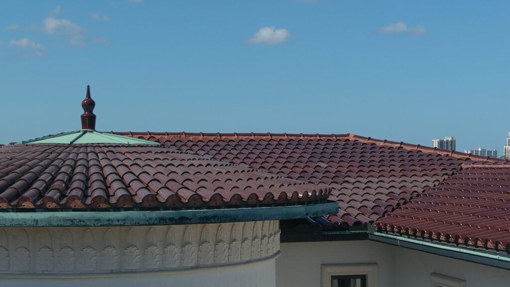 Tile roof installed by Miller Roofing Solutions